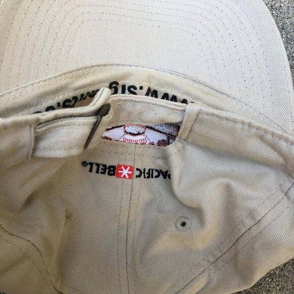 VTG 2020 NL West Champs San Francisco Giants Hat Men's Blue Wave MLB Khaki Cap - Picture 4 of 6